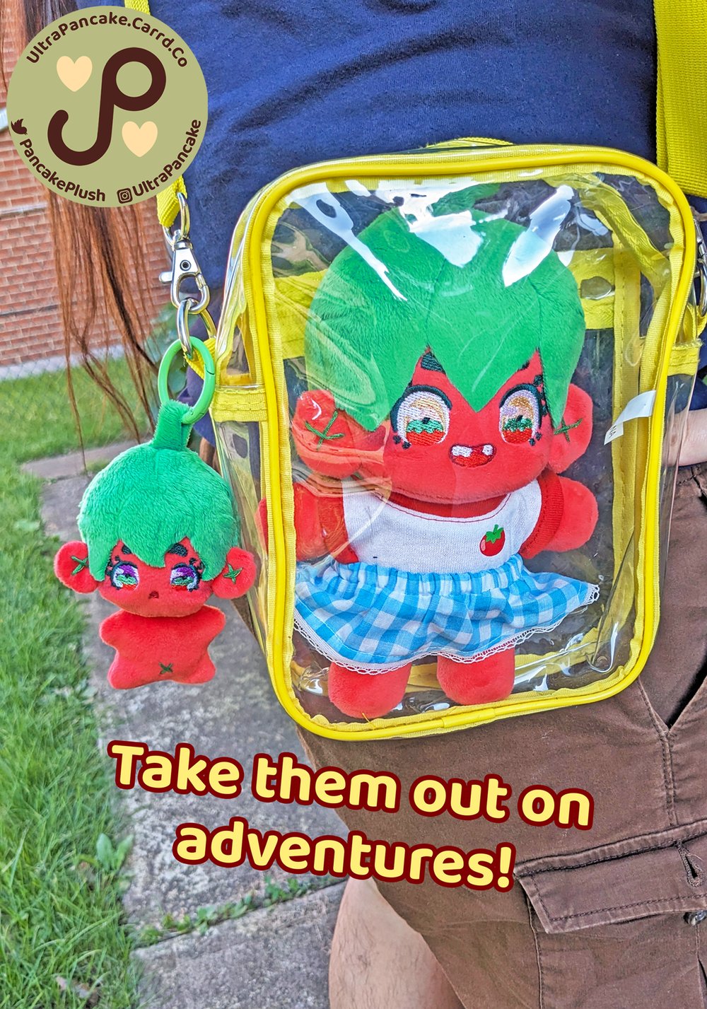 Image of Crying Tomato Kid! - 8in/20cm Doll