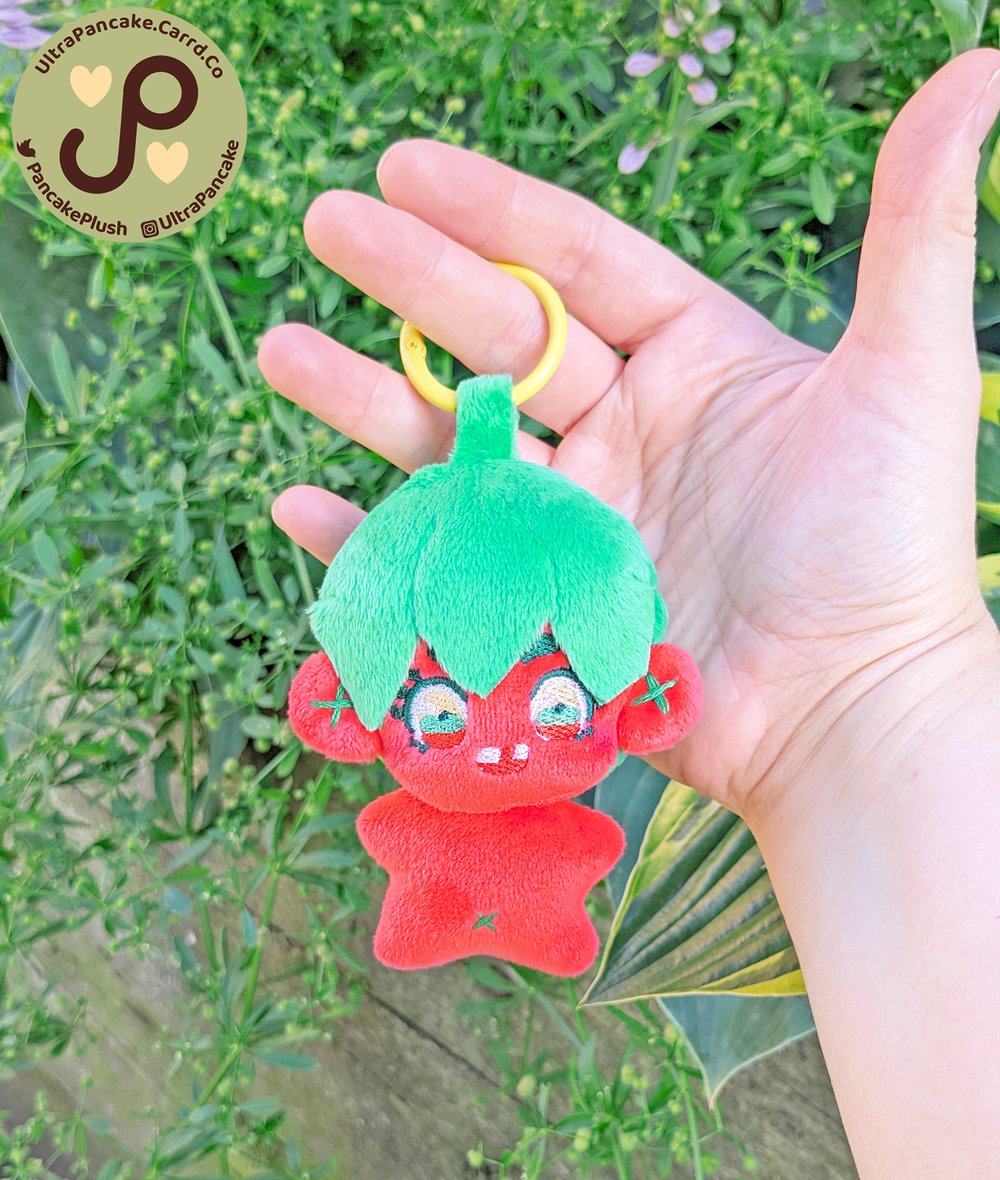 Image of Happy Tomato Keychain - 4in/10cm