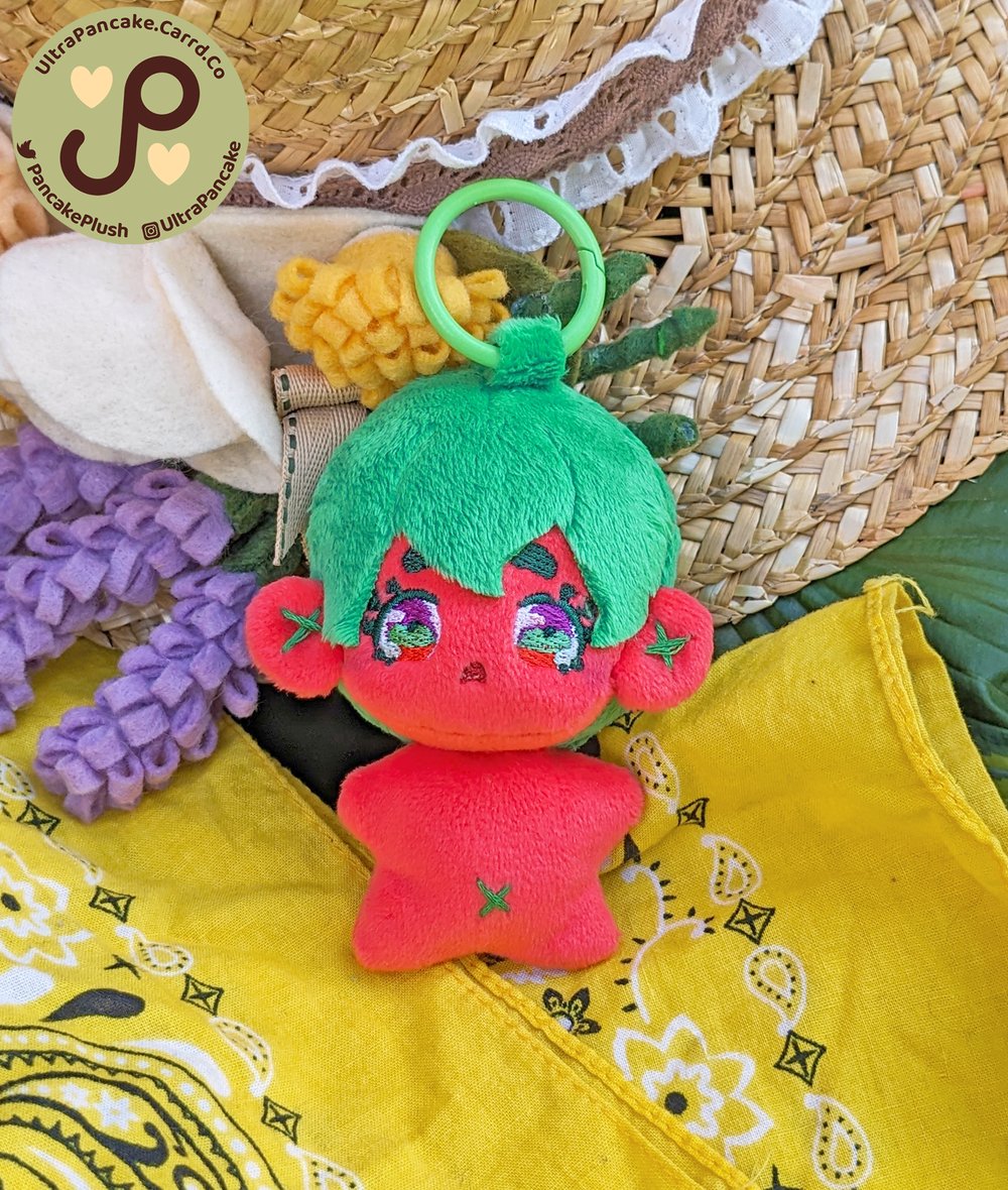 Image of Crying Tomato Keychain - 4in/10cm