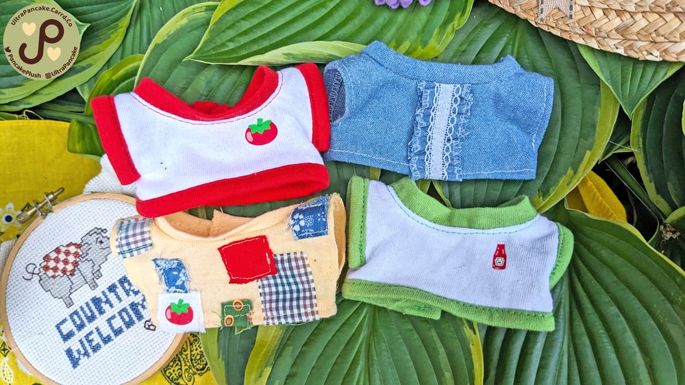 Image of Garden Style Shirts - 8in/20cm Doll Size