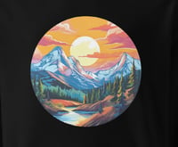 Image 2 of Mountain/Sunset Printed Hoodie