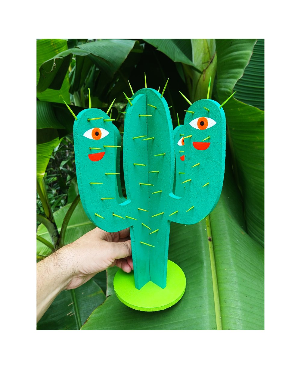 Image of FUNKY CACTUS IN BLOOM