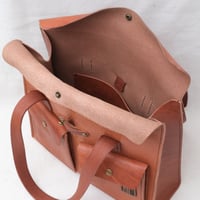 Image 7 of STUDIO LINE Midi Roll Top Work Tote in light brown