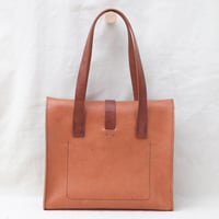 Image 3 of STUDIO LINE Midi Roll Top Work Tote in light brown