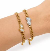 Image 4 of The Marquise Duo Bracelet 