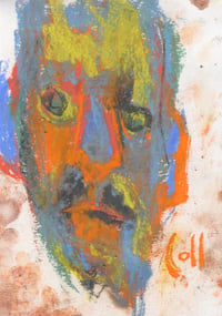 Image 2 of Static - Sketchbook Drawing in Soft Pastels on Paper 