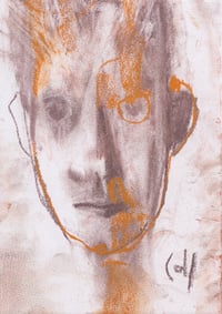Image 2 of Flare - Sketchbook Drawing in Soft Pastels and Charcoal on Paper 