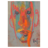 Image 1 of Burst - Sketchbook Drawing in Soft Pastels on Paper 