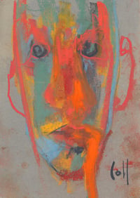 Image 2 of Burst - Sketchbook Drawing in Soft Pastels on Paper 