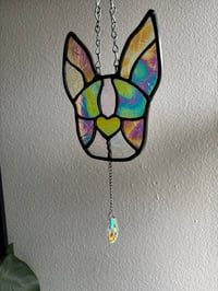 Image 1 of Dichro Boston terrier (hanging) 