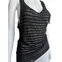Image 4 of ‘BLISTTER’ STRIPE MESH TANK