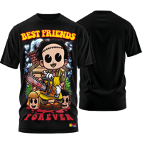 Image 1 of SLASHxHAPPY - "BFF" T-Shirt (Black)