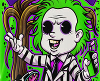 Image 2 of SLASHxHAPPY - "Ghoul Juice" T-Shirt (Green)