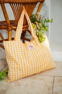 Image 6 of Tote bag [Vichy abricot]