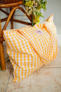 Image 7 of Tote bag [Vichy abricot]