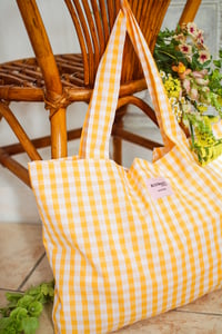 Image 8 of Tote bag [Vichy abricot]