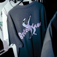 Image 2 of Mascot Tee (Anthracite / Purple)