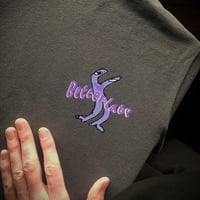 Image 3 of Mascot Tee (Anthracite / Purple)