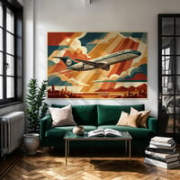 Image 1 of Stampa Fine Art in stile vintage DC-9 ATI