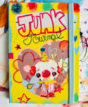 Clown Junk journal - leatherette journal book