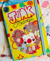 Clown Junk journal - leatherette journal book