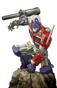 Image 1 of Transformers #20 Spot Foil Edition Signed NM+ to MINT