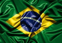 5x Brazilian Flags