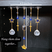 Image 4 of Crown & Sword handmade bookshelf charms