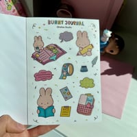 Image 2 of Bunny Journal Sticker Sheet 1