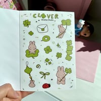 Image 2 of Green Clover Sticker Sheet 3