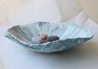 Image 10 of Seashell Inspired Paper Mache Bowl | Handmade Coastal Decor