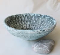Image 1 of Handmade Wabi Sabi Paper Mache Bowl | Rustic Home Decor