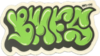 BMFS Throwie Sticker