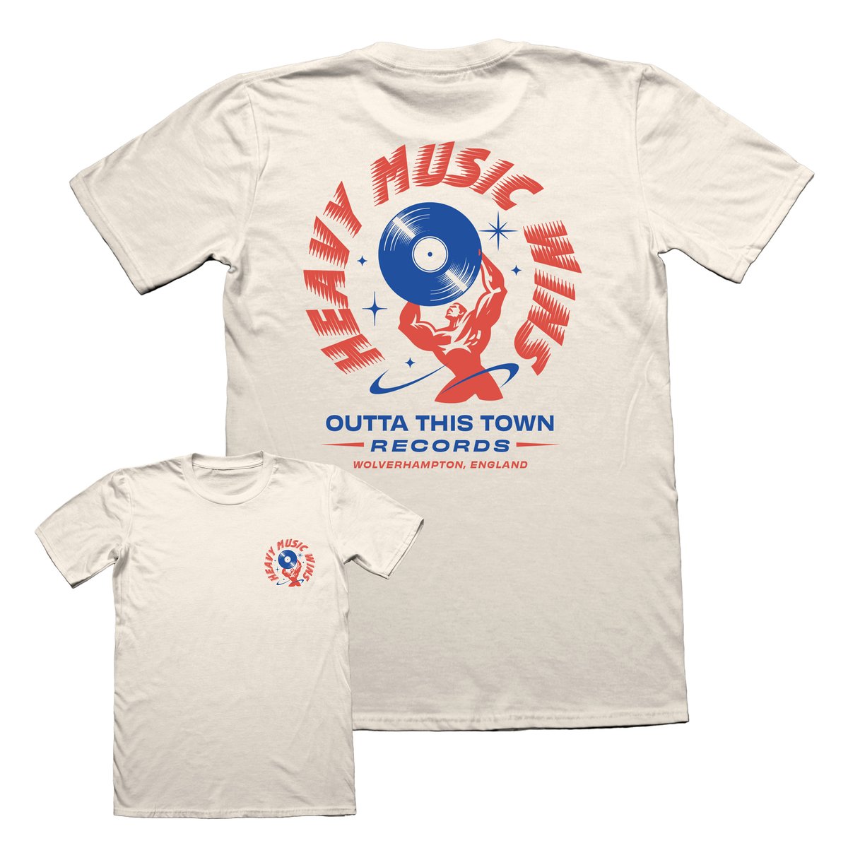Image of Heavy Music Wins Record  T-Shirt | Heather Dust 💿