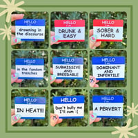 Image 1 of Hello I am... Pins