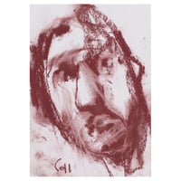 Image 1 of Crossing - Sketchbook Drawing in Soft Pastels on Paper 