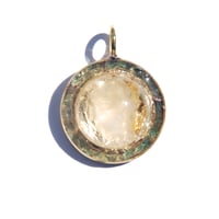 31mm:  Brazilian Quartz / Herkimer Diamond / Apatite - 20