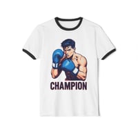 Image 5 of Champion Boxer Ringer T-Shirt — Vintage Boxing Graphic Tee