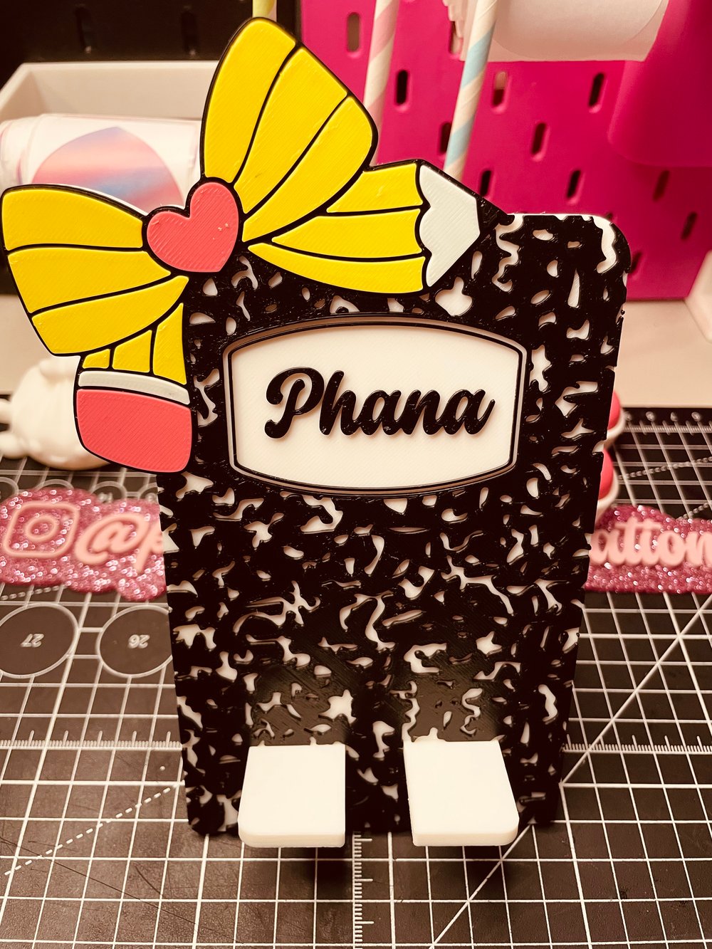 Image of Composition phone holder