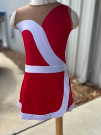 Image 1 of Red and White Strut