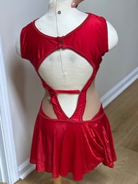 Image 2 of Red Sleeveless Strut Costume