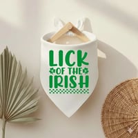 Image 2 of Handcrafted St. Patrick’s Day Pet Bandanas | 9 Designs 
