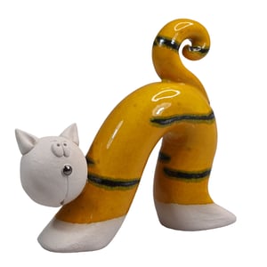 Image of Quirky Bow Cat in Various Colours