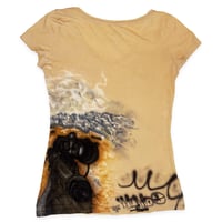 Image 3 of Custom Tee-shirt col en v