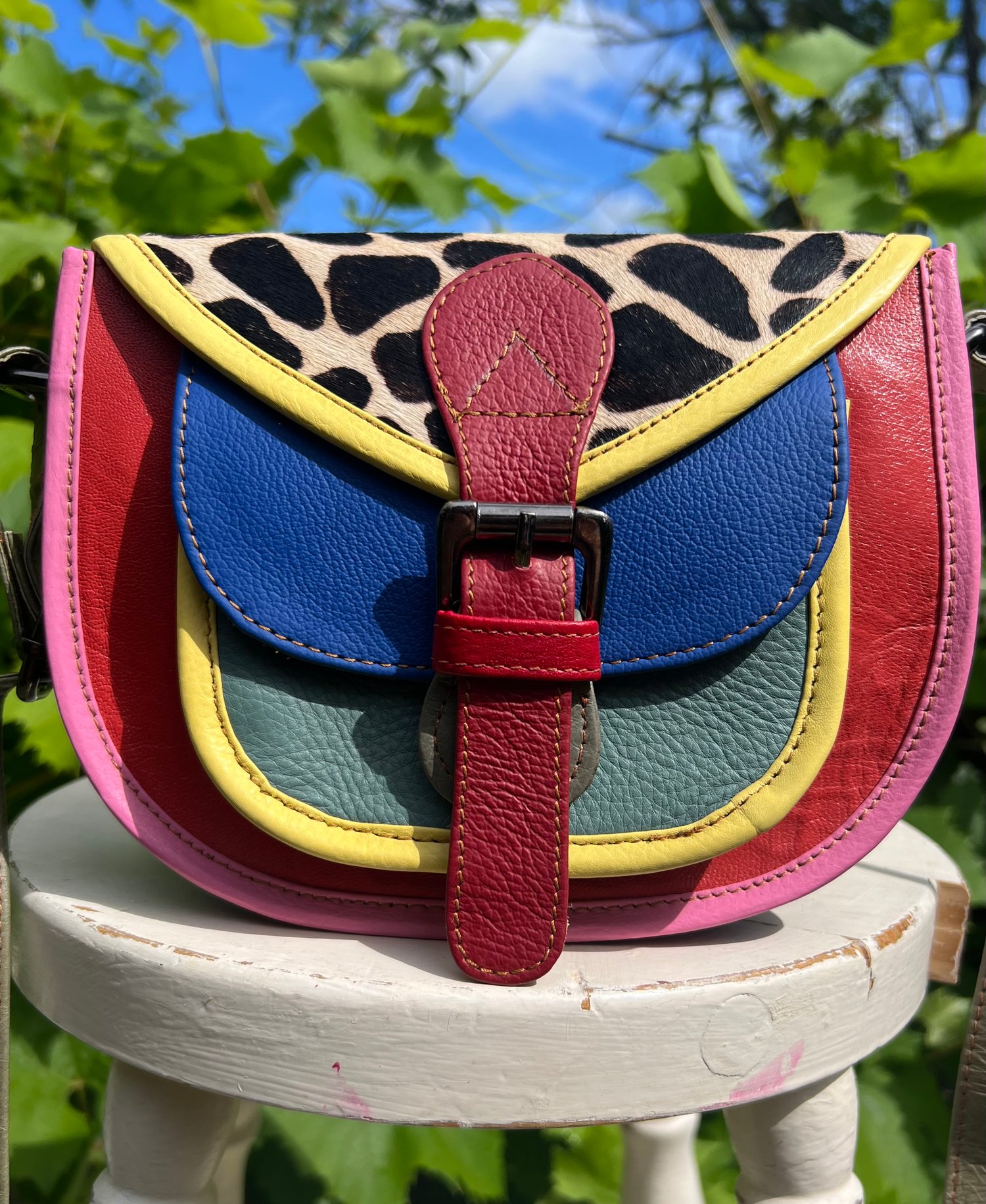 Image of Multicoloured Saddle #37A