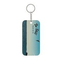 Be Still Psalm 46:10 Keychain Charm | Ocean Seascape Double-Sided