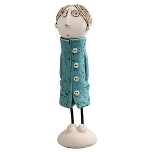 Image of Turquoise Quirky Couple | Girl in short Bob with Long Haired Boy