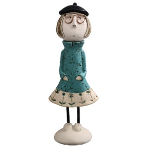 Image of Turquoise Quirky Couple | Girl in short Bob with Long Haired Boy