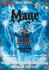 Mage + Tomb Slab + Electric Priestess + Independent Trucking 