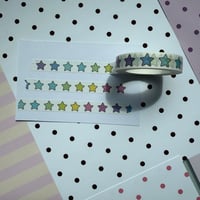 Image 2 of mini stars washi tape